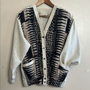 Vintage 80’s Nino Wong California Women’s Linen Blend Jacket.Medium. Made in USA